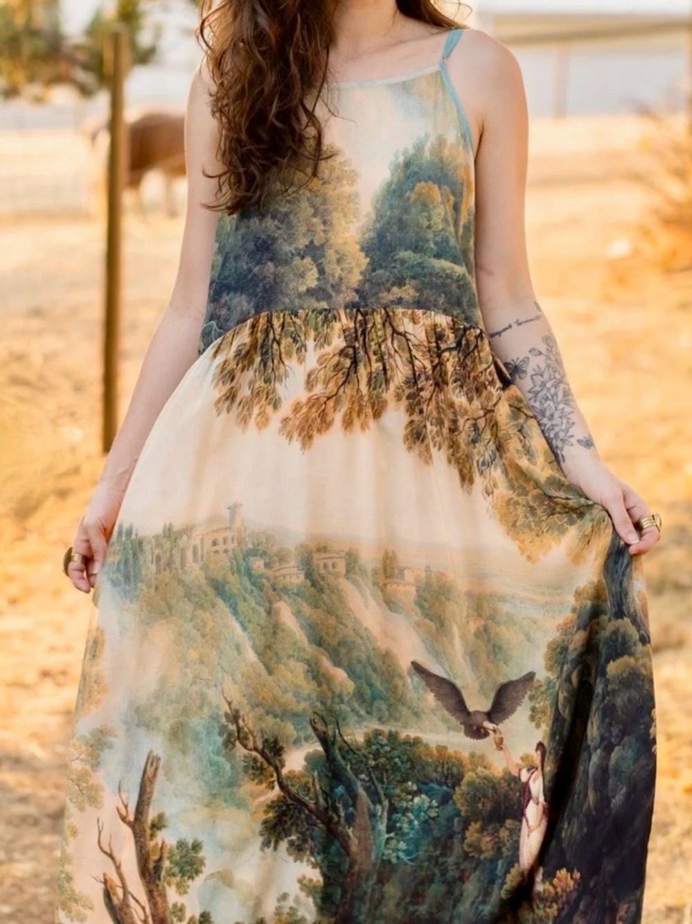 Market Of Stars Awakening Slip Dress S/M - Picture 4 of 6